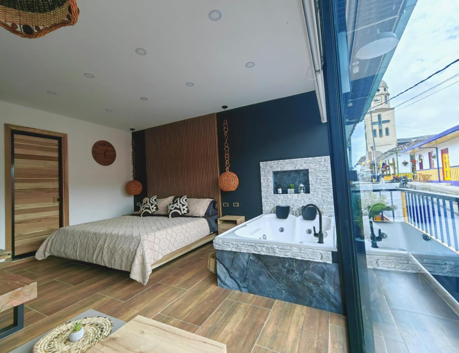 Habitacion Deluxe 2 Con Jacuzzi A 20 Mt Del Parque Salento Zewnętrze zdjęcie