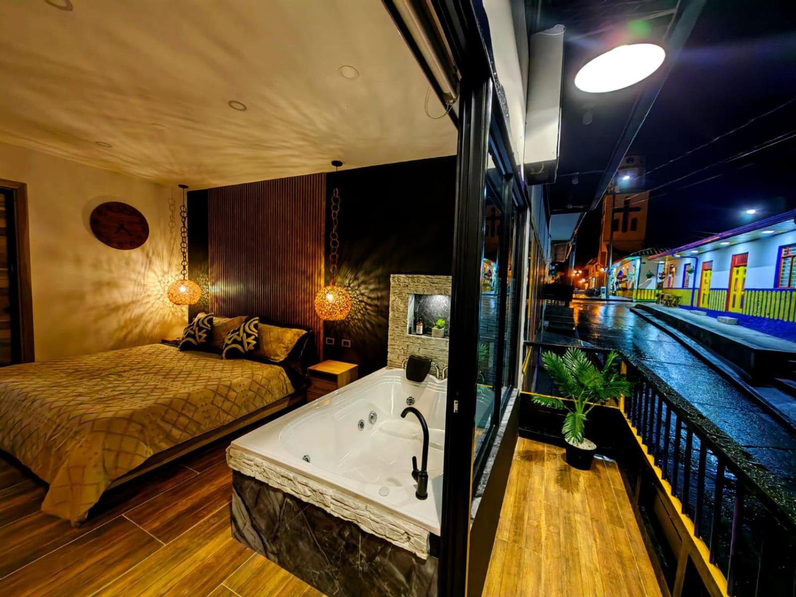 Habitacion Deluxe 2 Con Jacuzzi A 20 Mt Del Parque Salento Zewnętrze zdjęcie