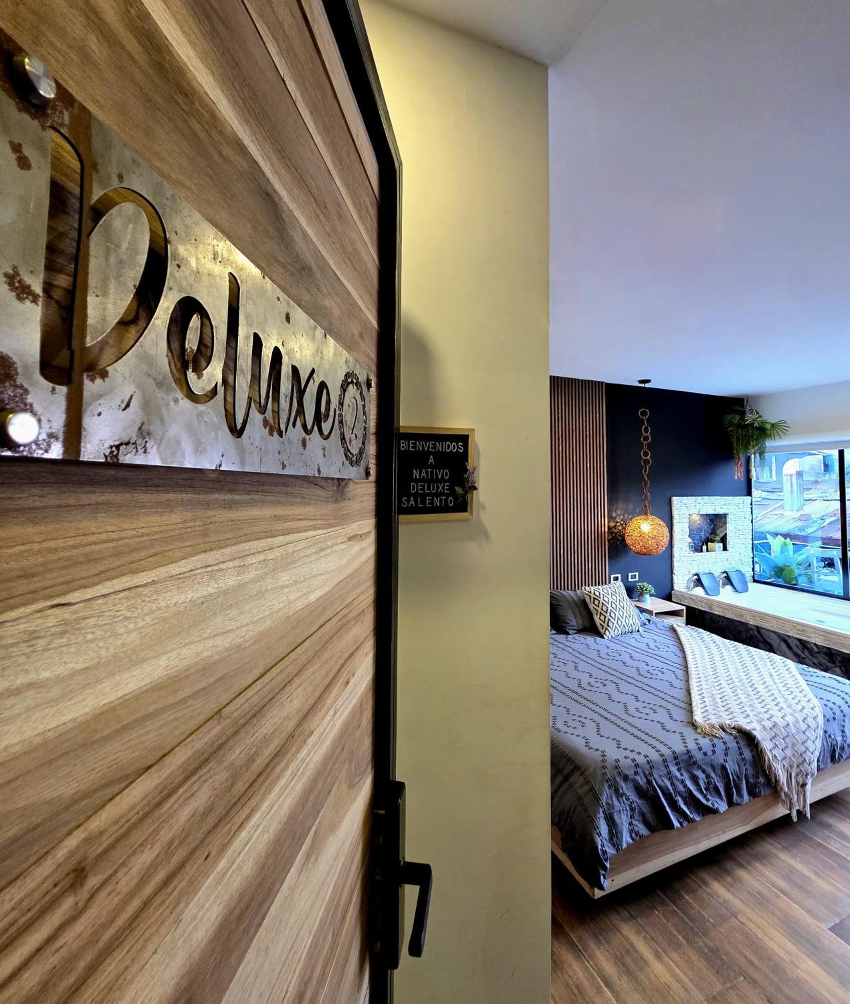 Habitacion Deluxe 2 Con Jacuzzi A 20 Mt Del Parque Salento Zewnętrze zdjęcie